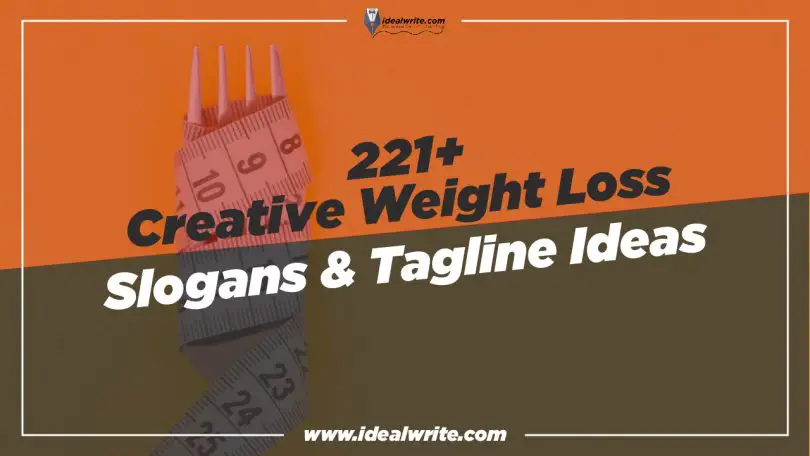 Motivational Weight Loss Slogans & Taglines ideas
