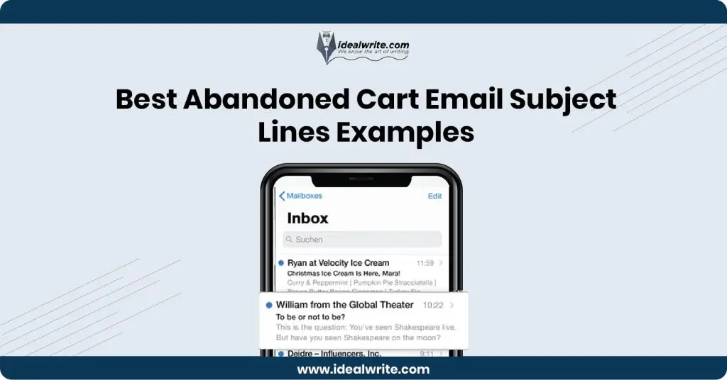 Abandoned Cart Email Title