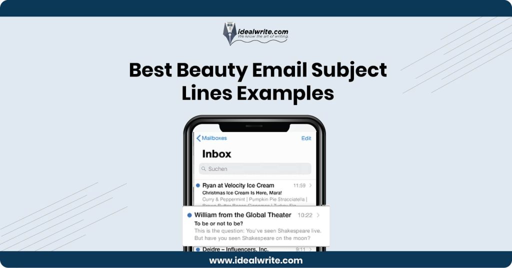 Beauty Email Subject Lines Ideas