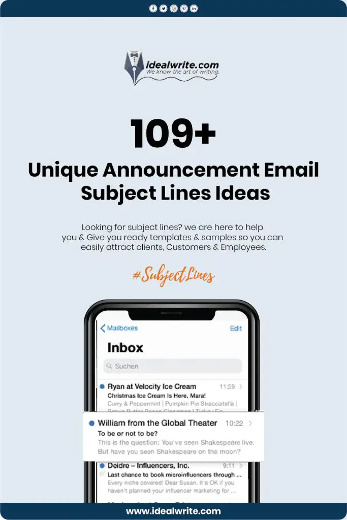Benefits of Announcement Email Subject Lines