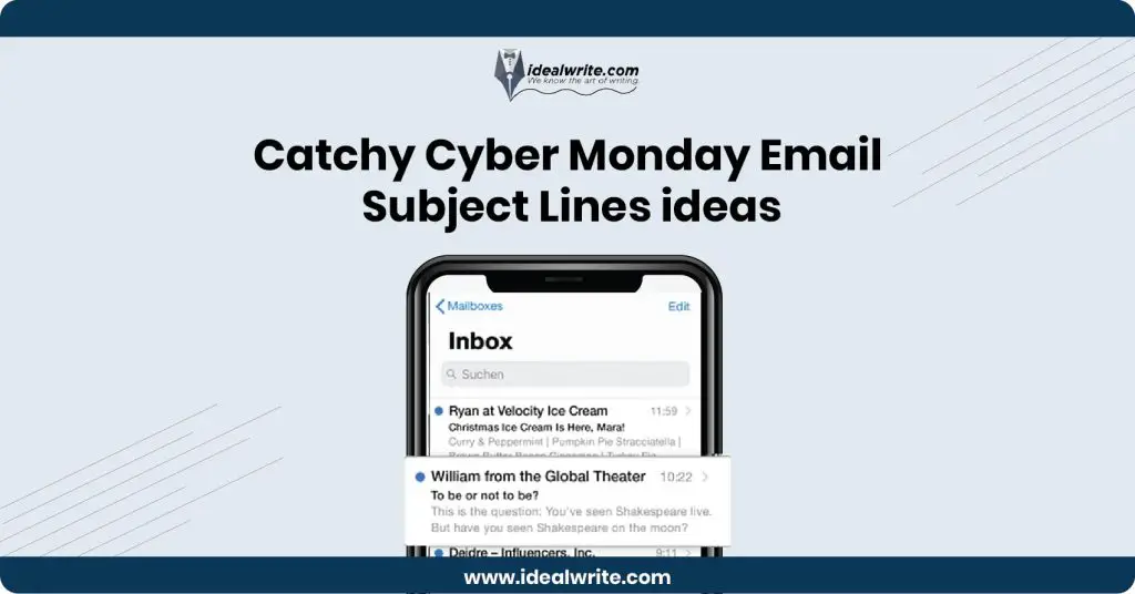 Best Cyber Monday Email Subject Lines