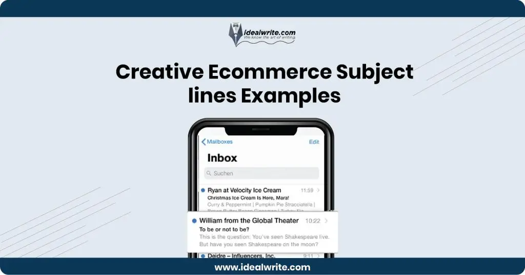 Best Ecommerce Email Subject Lines Ideas
