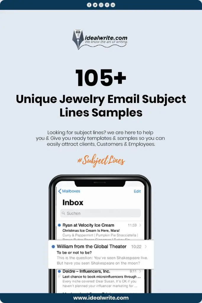 Best Jewelry Email Subject Lines