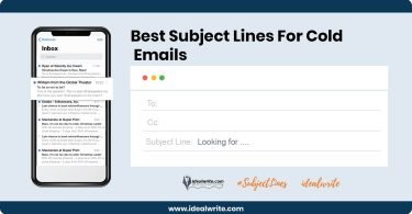 Best Subject Lines For Cold Emails