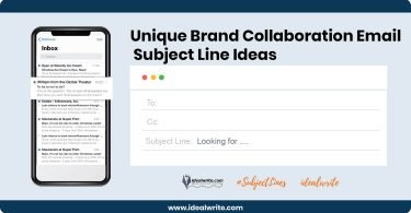 Brand Collaboration Email Subject Line