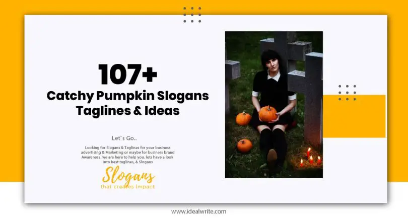 Catchy Pumpkin Slogans Taglines & Ideas