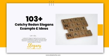 Catchy Redon Slogans Example & Ideas