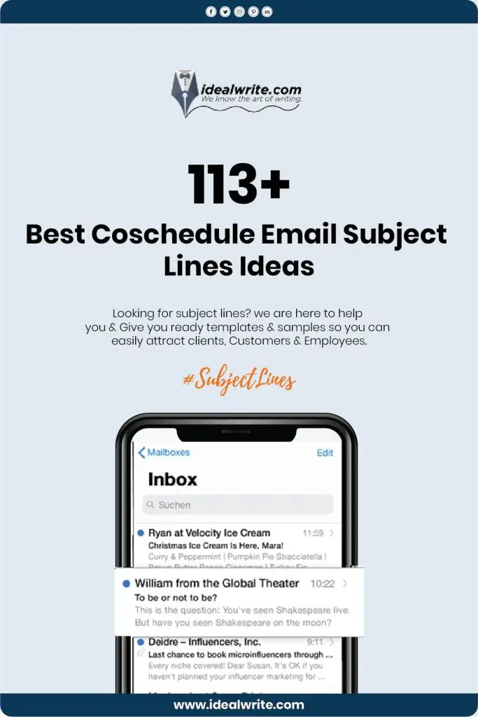 Coschedule Email Subject Lines Titles