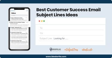 Customer Success Email Subject Lines