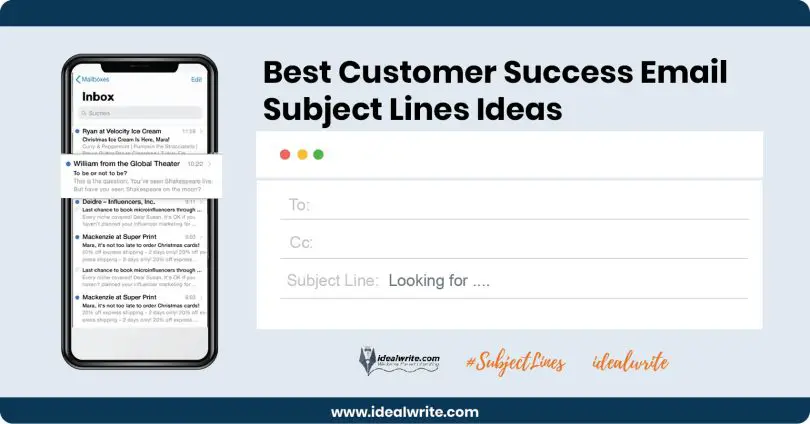 Customer Success Email Subject Lines