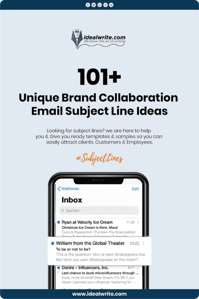 Email Title for Collaboration