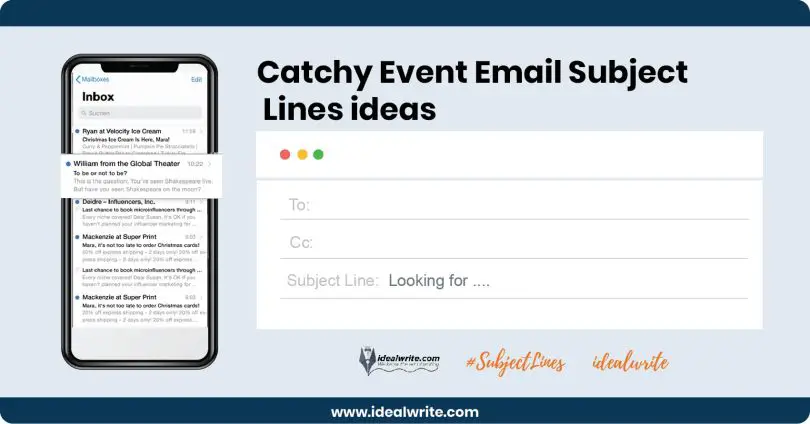 Event Email Subject Lines