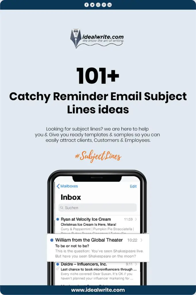 Event Reminder Email Subject Line