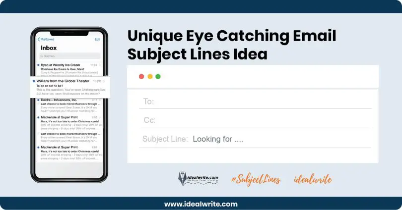 Eye Catching Email Subject Lines