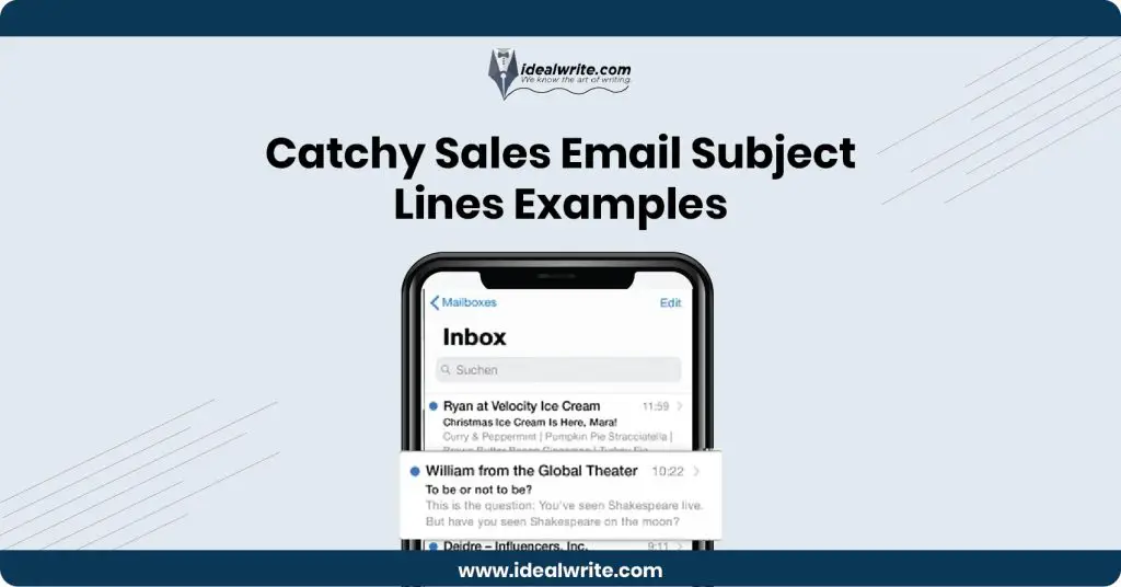 Eye Catching Subject Lines for Sales
