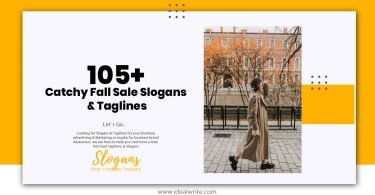 Fall Sale Slogans