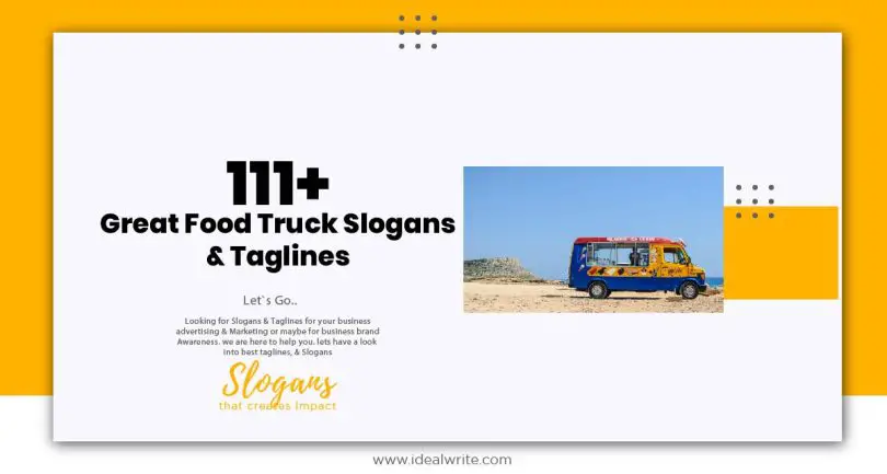 Food Truck Slogans