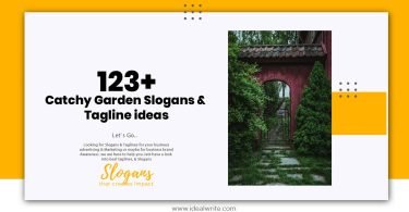 Garden Slogans