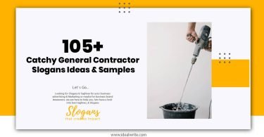 General Contractor Slogans Ideas & Samples