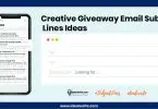 Giveaway Email Subject Lines