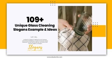 Glass Cleaning Slogans