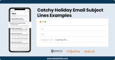 Holiday Email Subject Lines