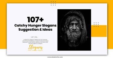 Hunger Slogans Suggestion & Ideas
