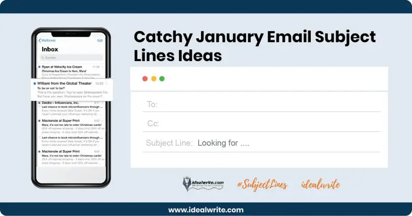 January Email Subject Lines