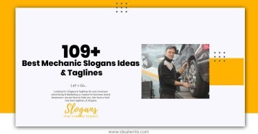 Mechanic Slogans