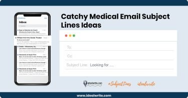 Medical Email Subject Lines