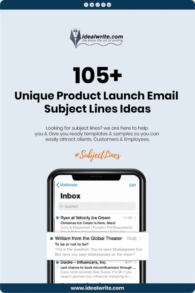 New Product Launch Email Subject Line
