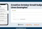 October Email Subject Lines