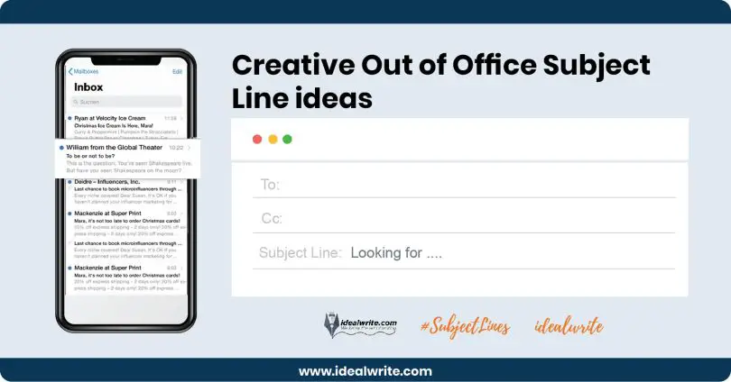 Out of Office Subject Line