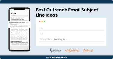 Outreach Email Subject Line