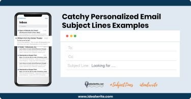 Personalized Email Subject Lines