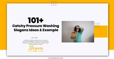 Pressure Washing Slogans