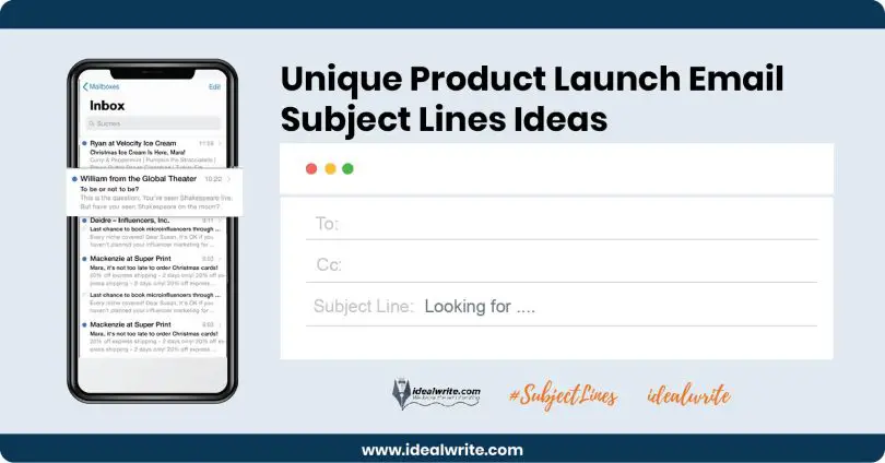 Product Launch Email Subject Lines