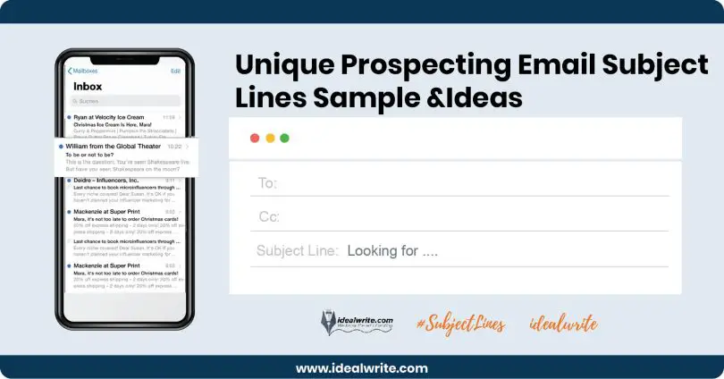 Prospecting Email Subject Lines