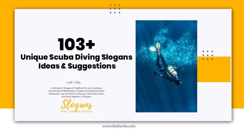 Scuba Diving Slogans Ideas & Suggestions