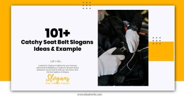 Seat Belt Slogans