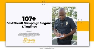 Sheriff Campaign Slogans