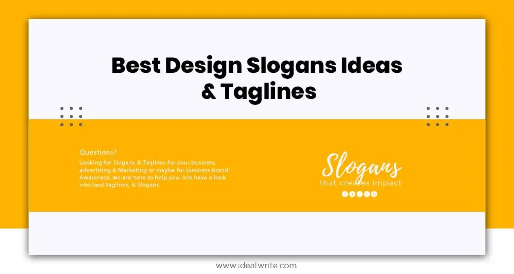 Slogan Design Ideas