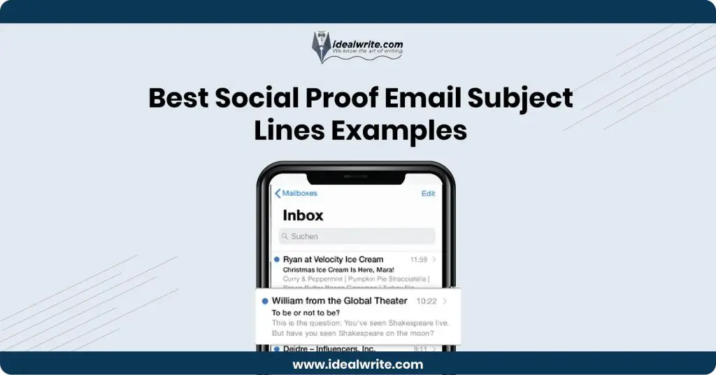 Social Proof Email Subject Lines Examples