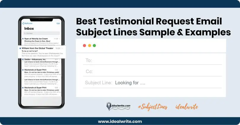Testimonial Request Email Subject Lines