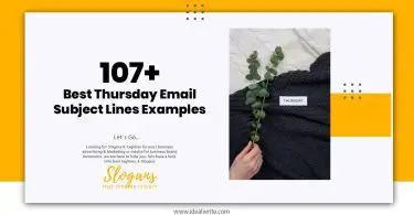 Thursday Email Subject Lines Ideas