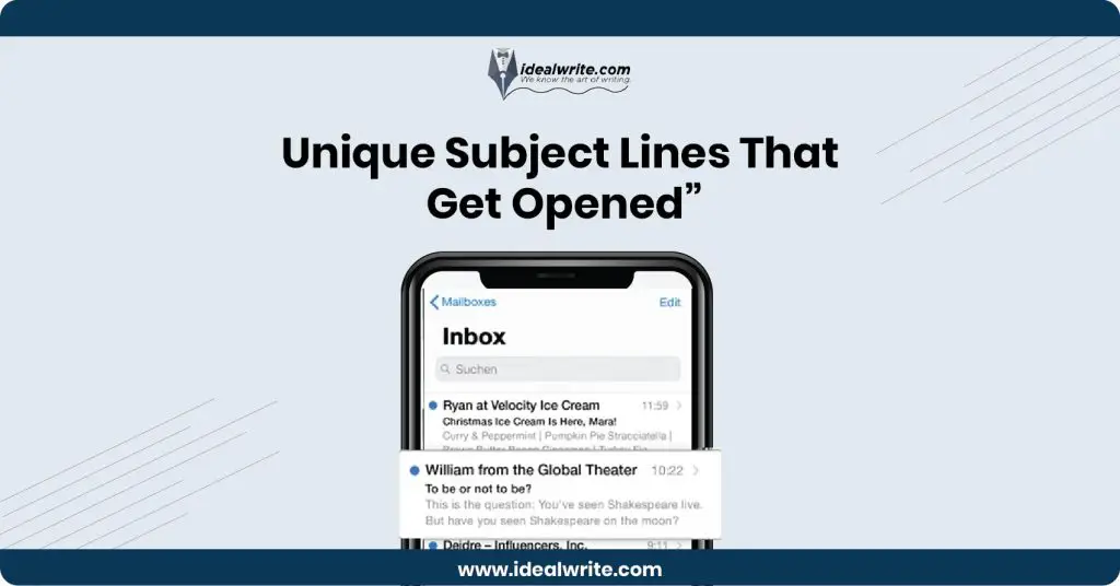 Top Email Subject Lines that Get Opened