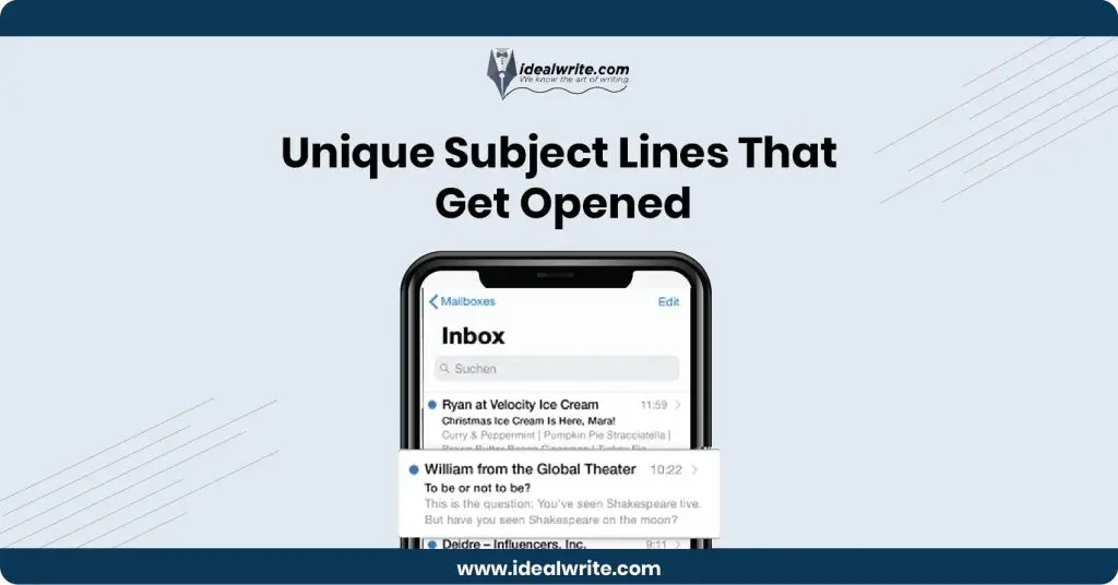 Top Email Subject Lines that Get Opened