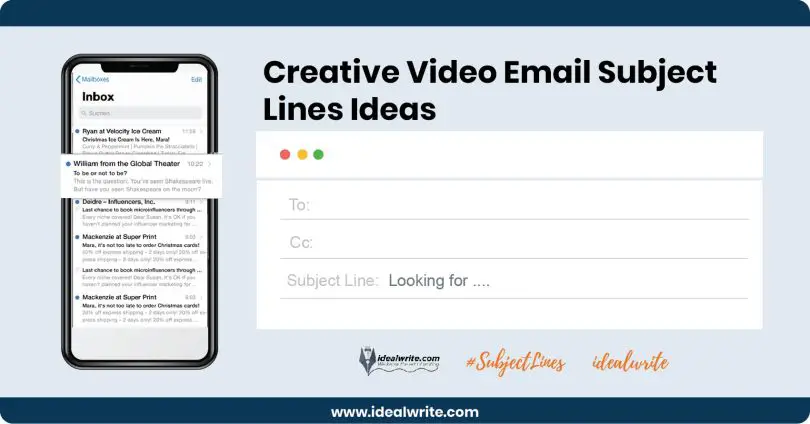 Video Email Subject Lines