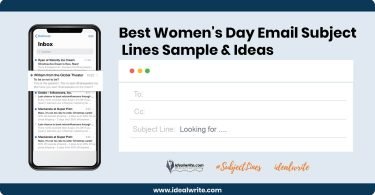 Women's Day Email Subject Lines Ideas