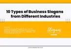 10 Types of Business Slogans from Different Industries [Examples]